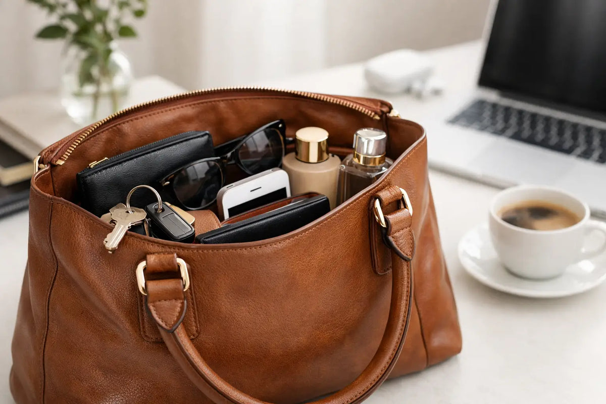 Work Leather Handbag Essentials That Earn Their Place