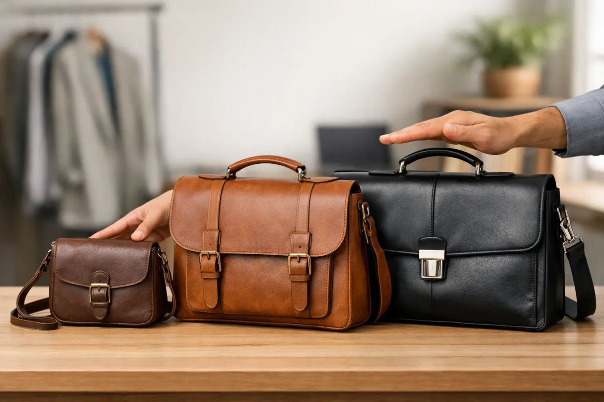 How to Choose Leather Bag Size Right