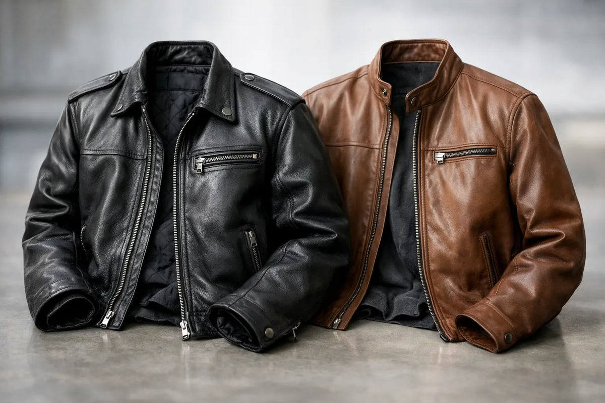 Heavyweight vs Lightweight Leather Jacket