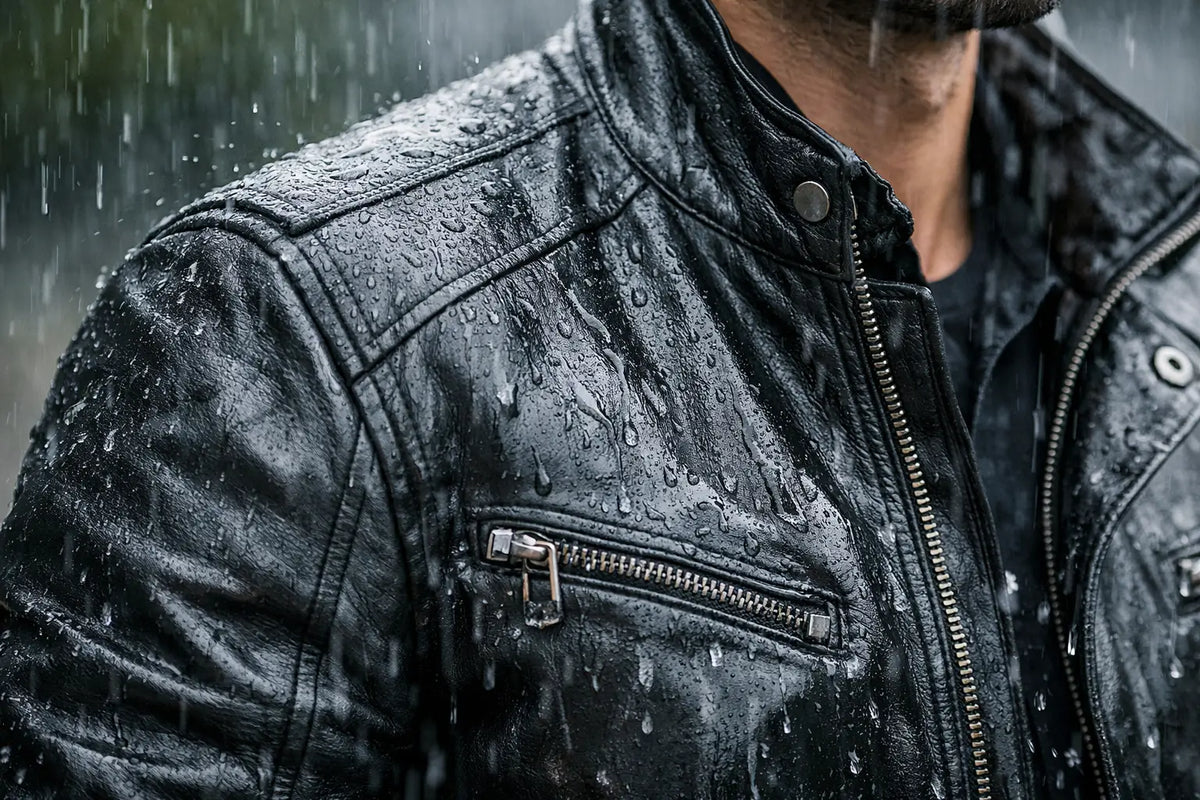 Can Leather Jackets Get Wet? What to Know