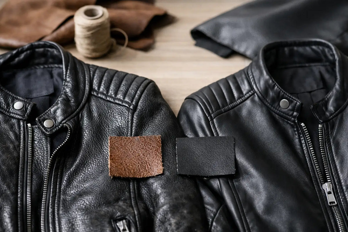 Real Leather vs Faux Leather Jacket