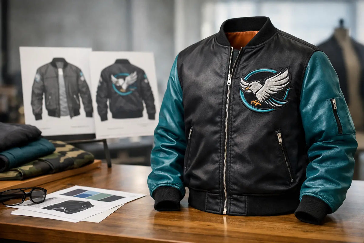 Custom Bomber Jacket Design Example