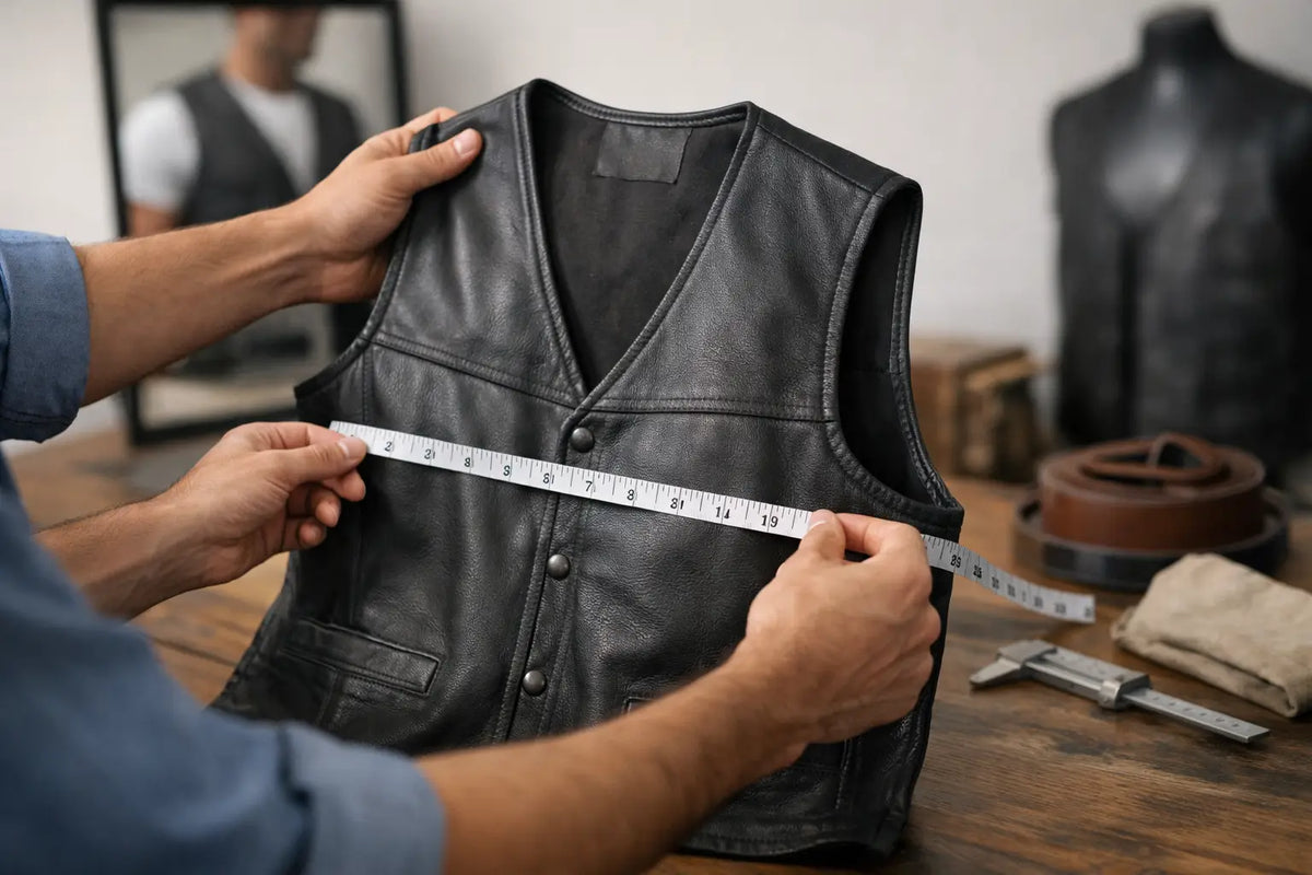 How to Size a Leather Vest That Fits Right