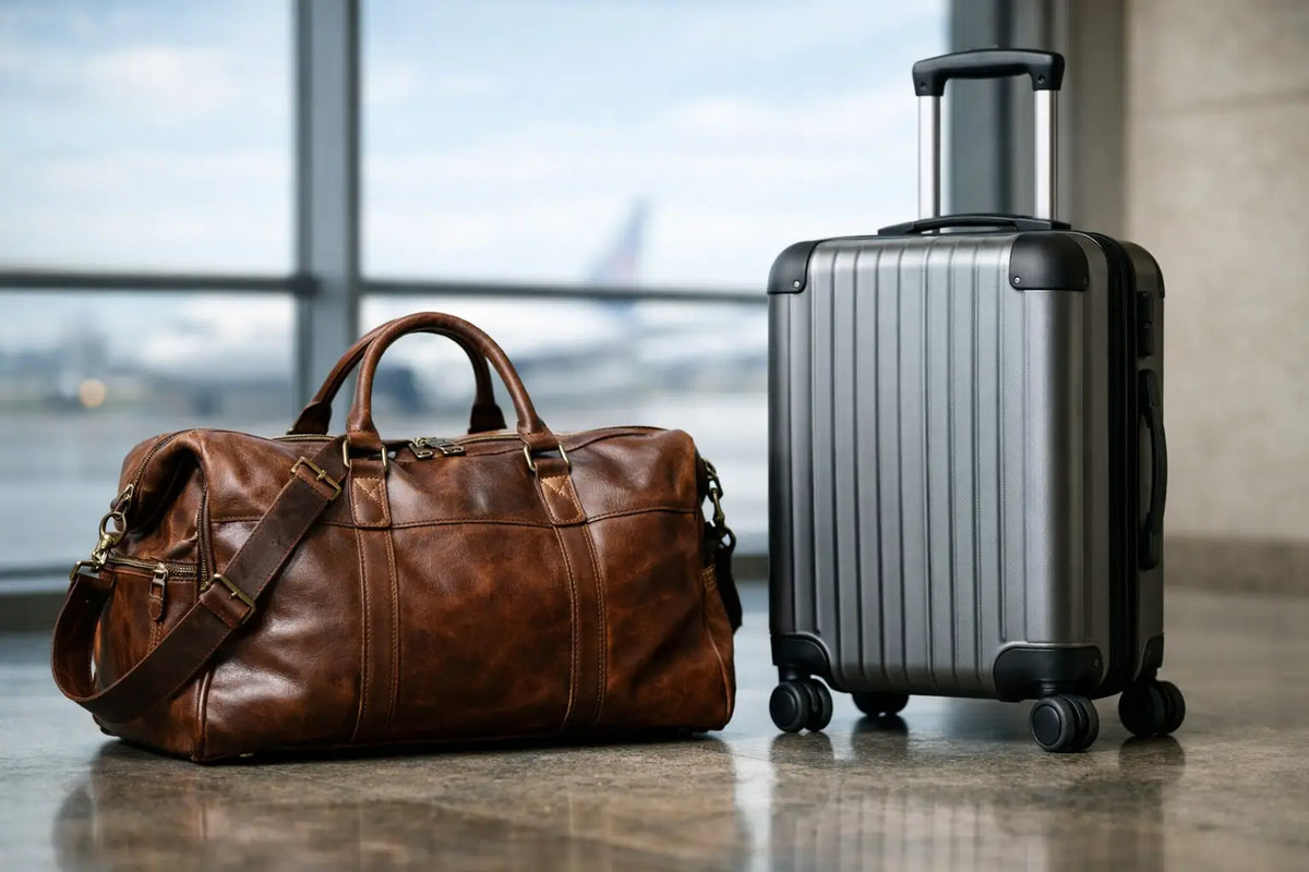 Leather Duffel Bag vs Suitcase: Which Fits?