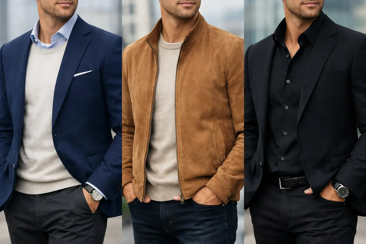 Men's Jacket Color Options That Always Work