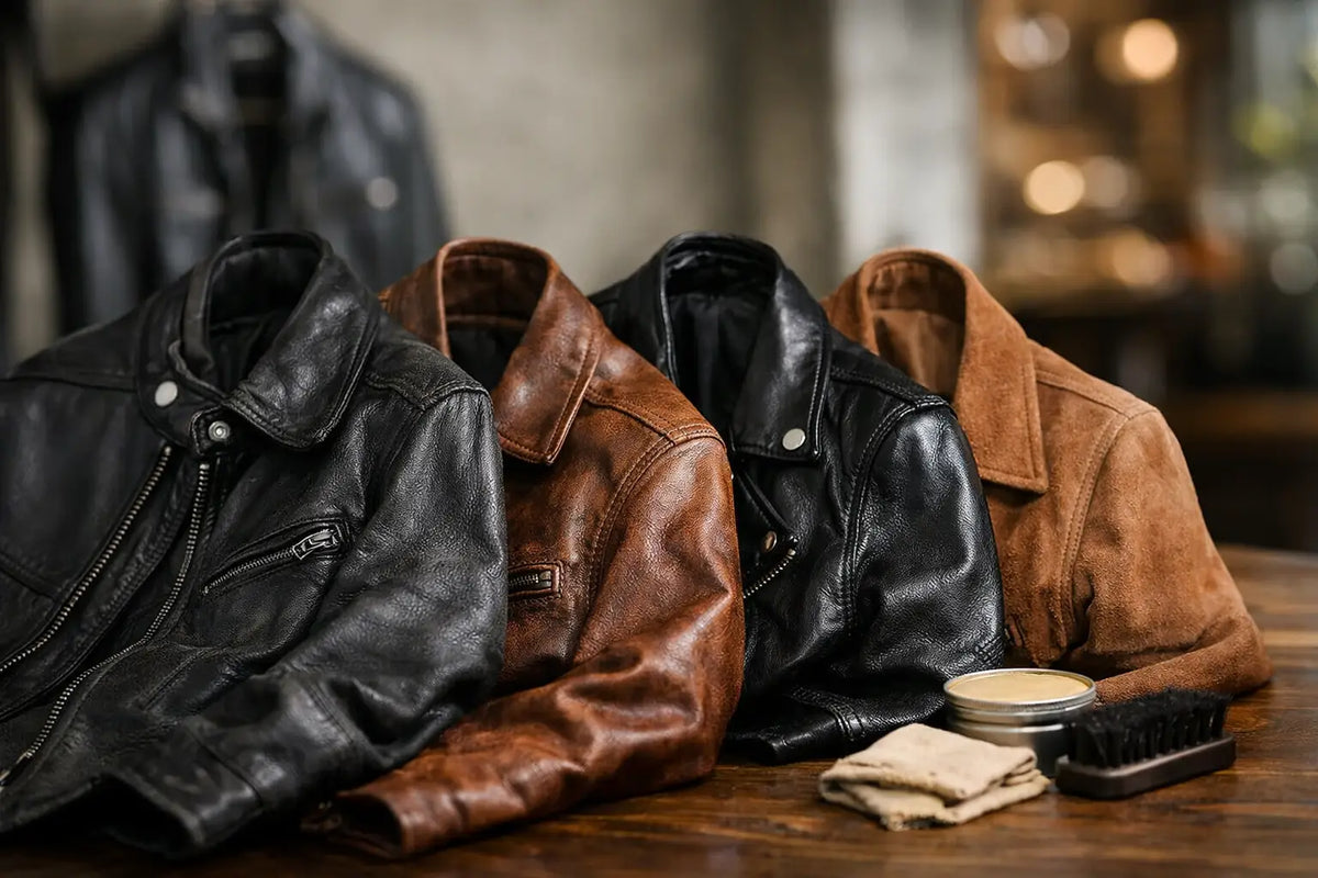 The Guide to Leather Jacket Finishes That Matter
