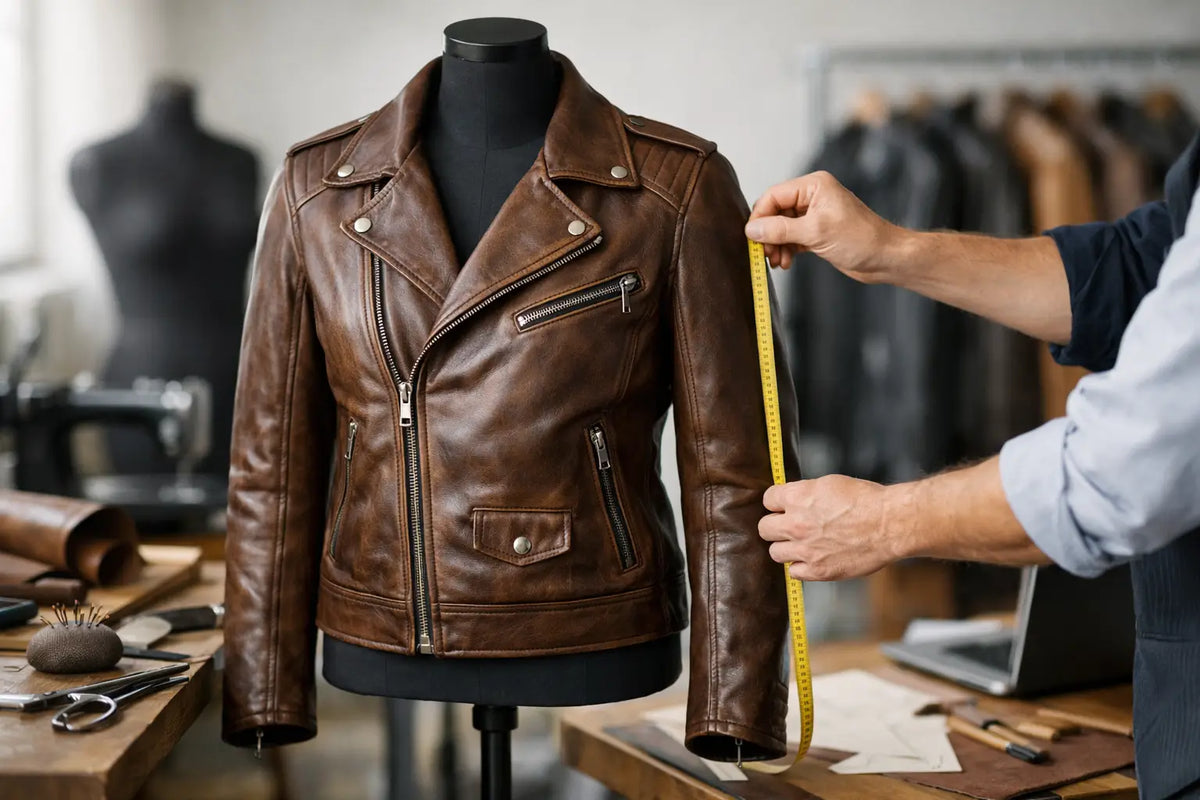 Made to Measure Leather Jacket Online
