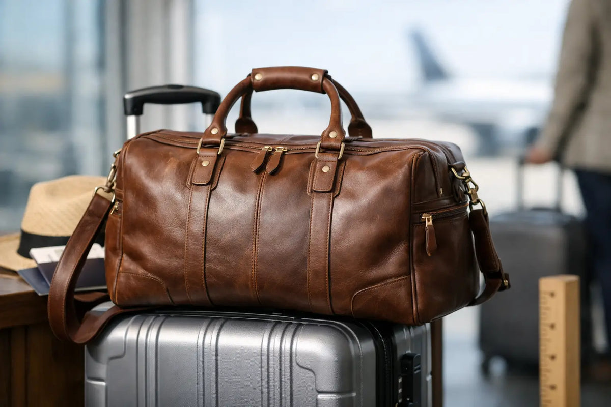 Leather Travel Bag Carry On Size Guide