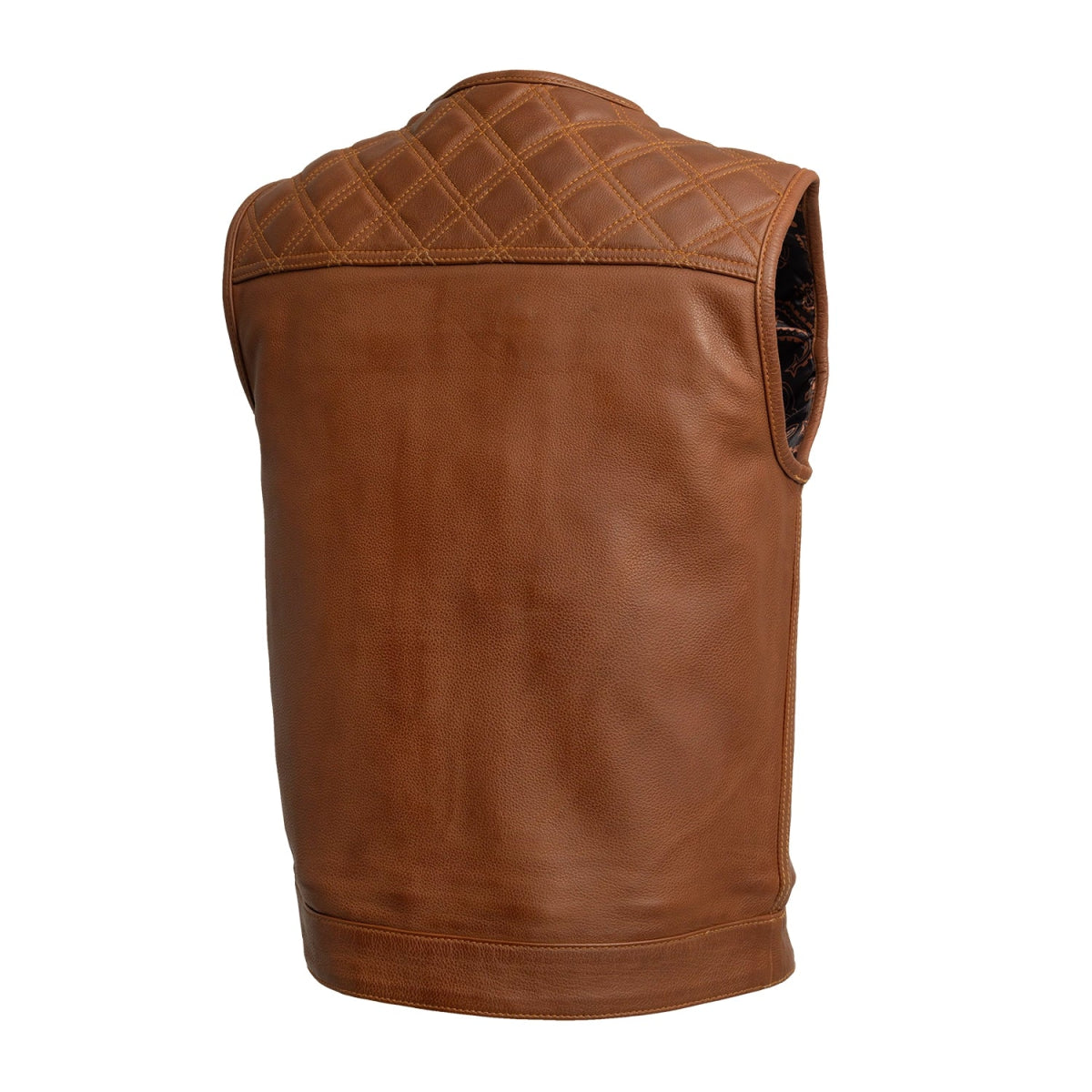 Dust Devil Men's Motorcycle Leather Vest (limited edition) image 1
