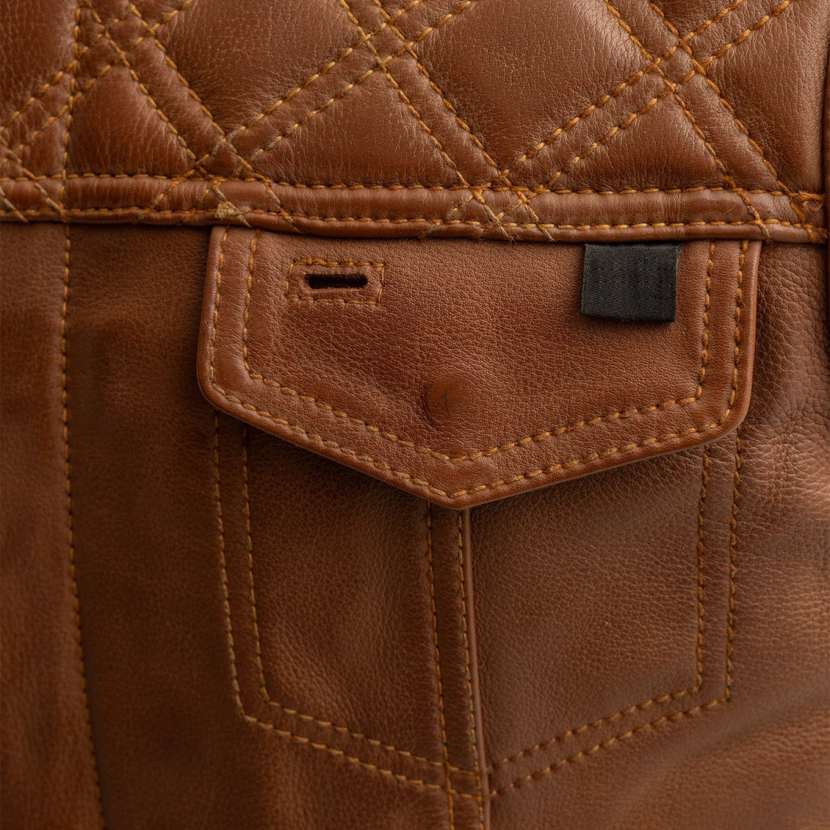 Dust Devil Men's Motorcycle Leather Vest (limited edition) image 3