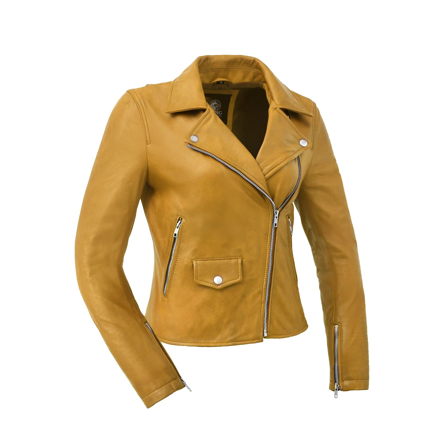 Lennox Moto Style Leather Jacket image 4