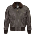 Leather Bomber Jacket image 0