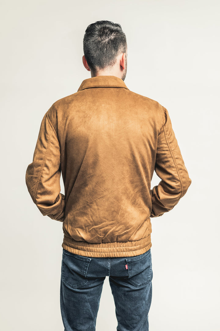 Cameron Men's Vegan Faux Suede Jacket image 1