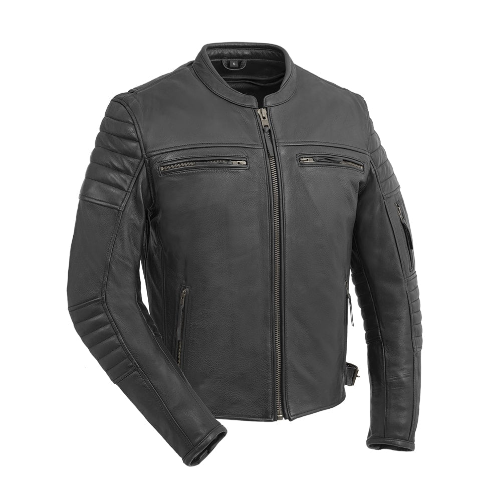 Commuter Men's Motorcycle Leather Jacket image 0