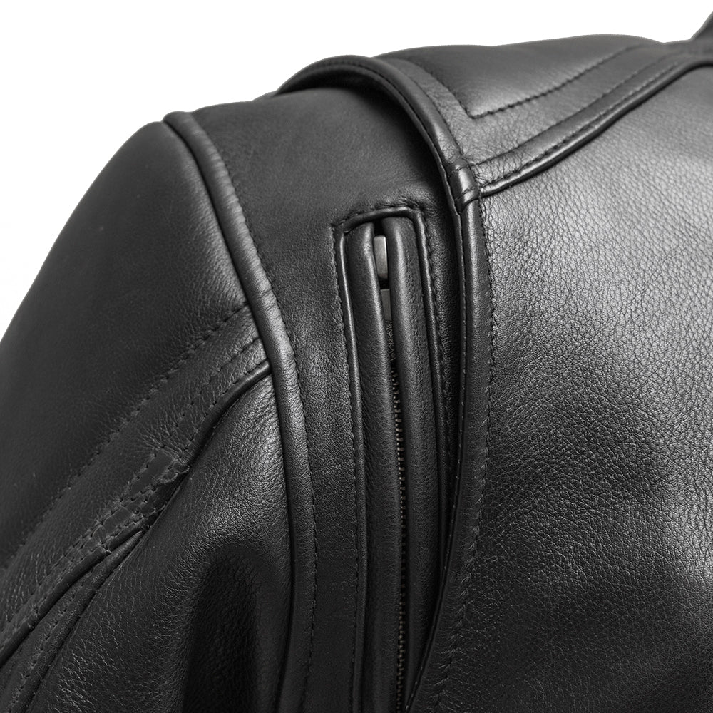 Chaos - Men's Leather Motorcycle Jacket image 4