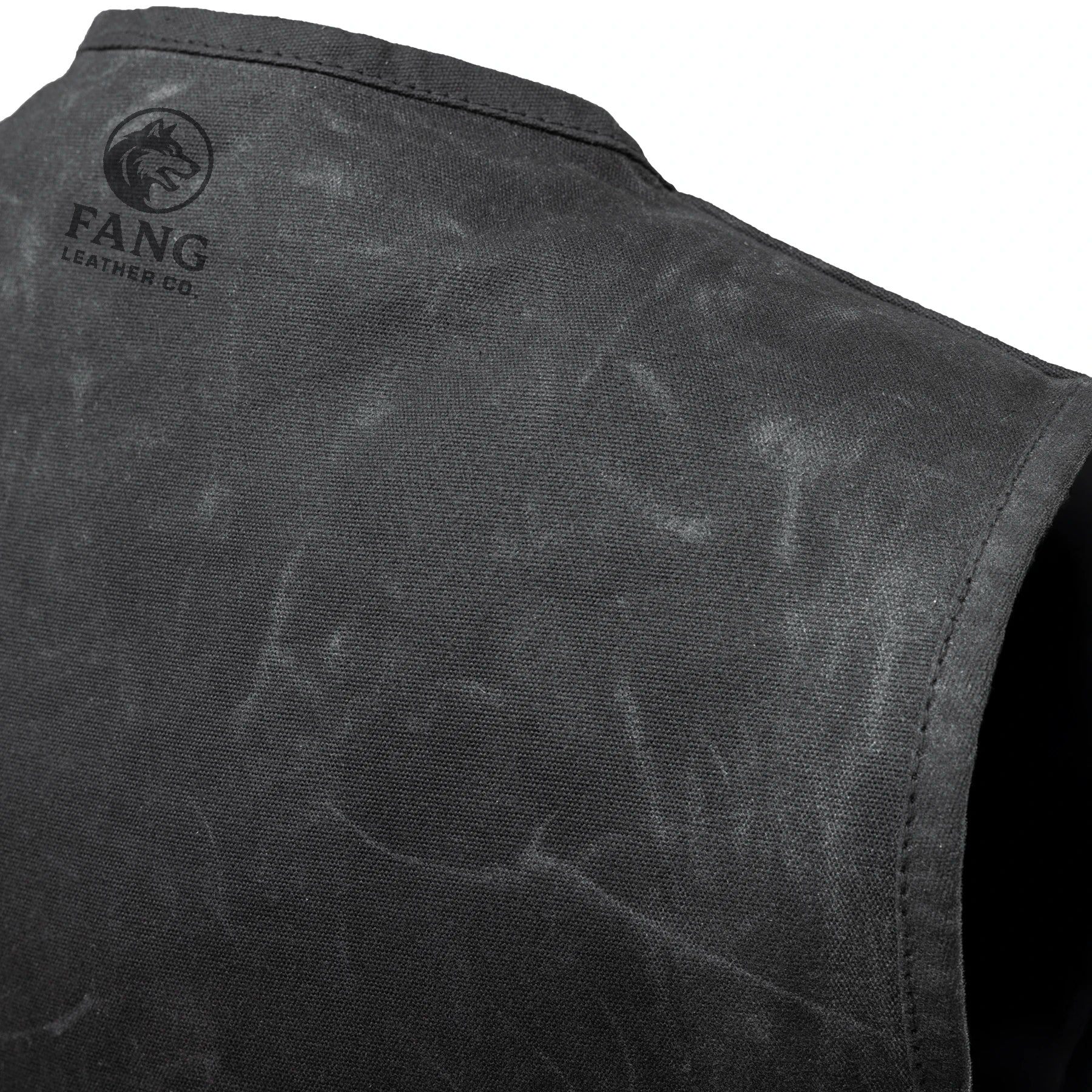 Lowside - Waxed Men's Motorcycle Canvas Vest image 4