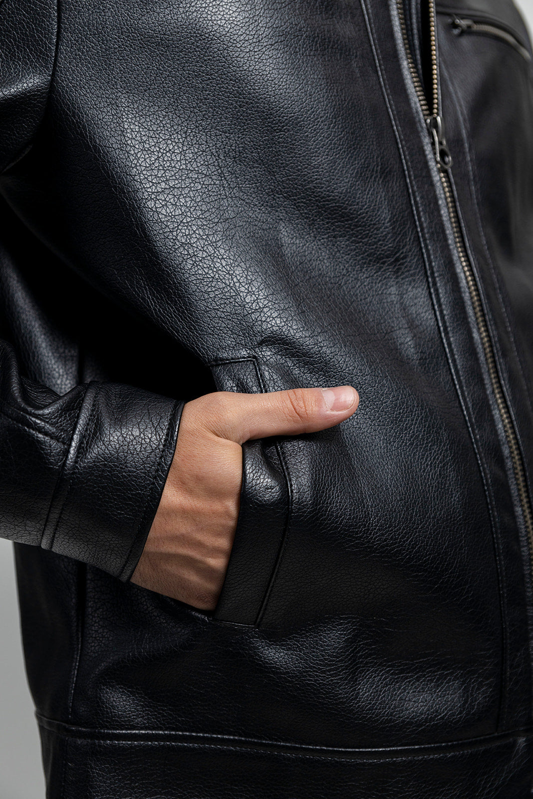 Conner Men's Vegan Faux Leather Jacket image 2