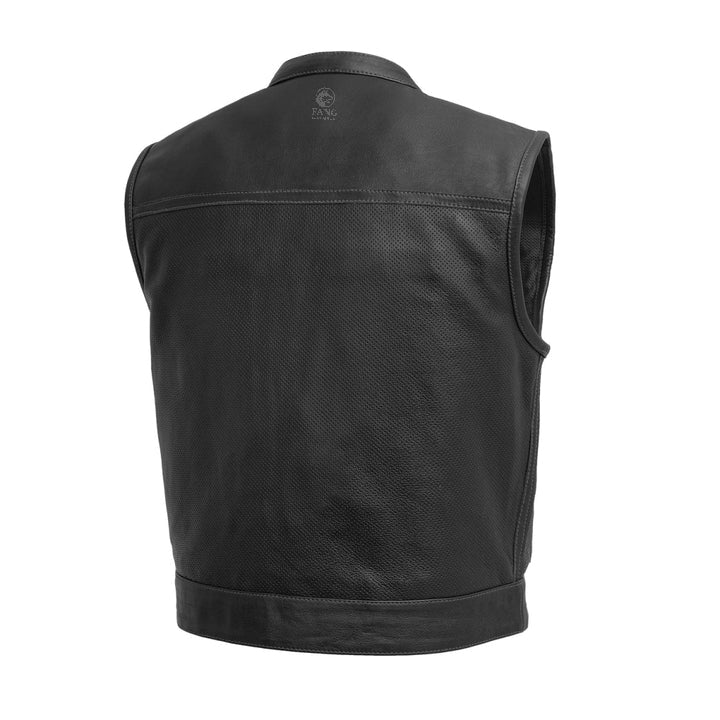 Lowrider Perforated Men's Leather Vest image 1