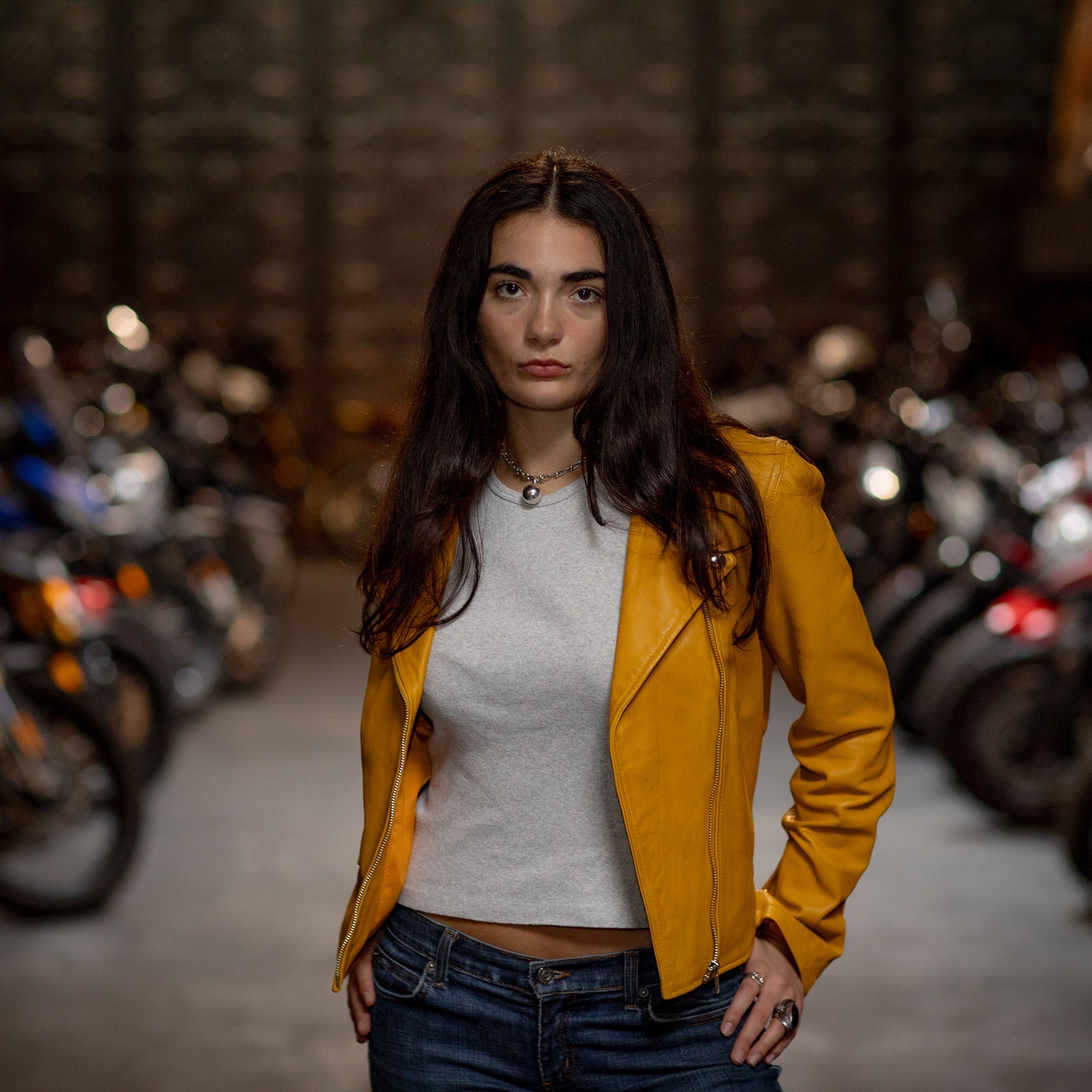 Lennox Moto Style Leather Jacket image 3