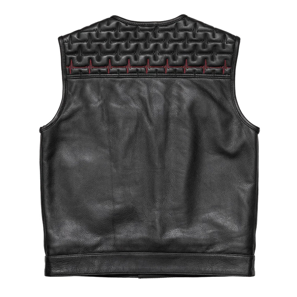 EKG Men's Leather Motorcycle Vest (Limited Edition) image 1