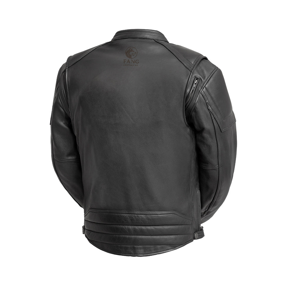 Chaos - Men's Leather Motorcycle Jacket image 1