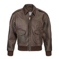 Leather Bomber Jacket image 0