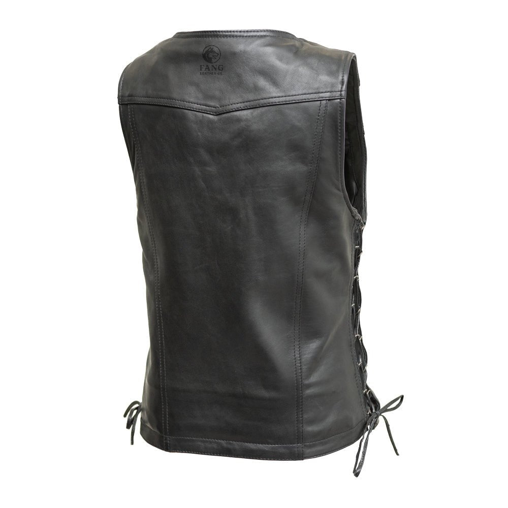 Cindy - Women's Motorcycle Sheepskin Vest image 1