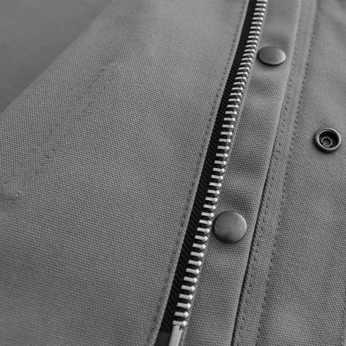 Lowside Men's Motorcycle Canvas Vest (Grey) image 4