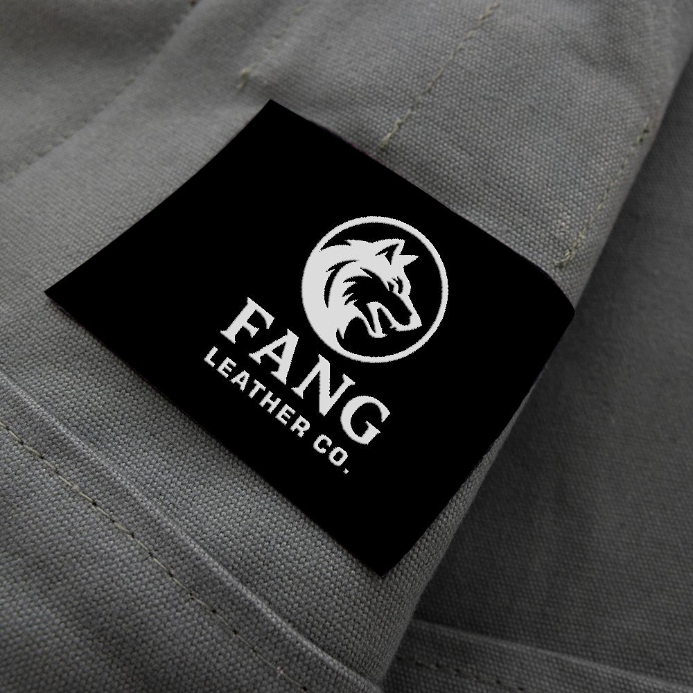 Hunt Club Motorcycle Leather Canvas Vest Green image 3