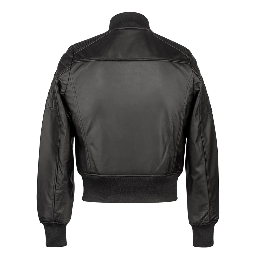 Leather Bomber Jacket image 1