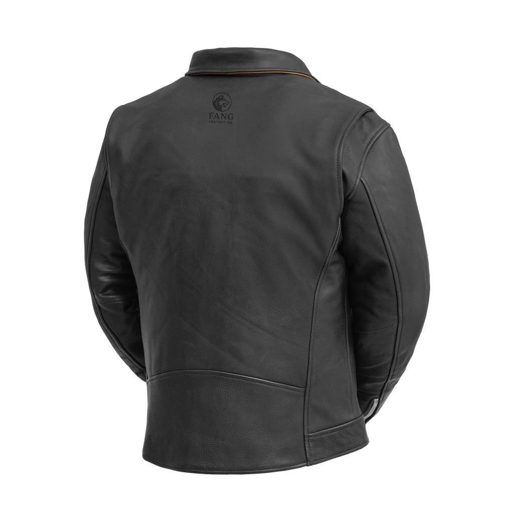 Arnold Men's Motorcycle Leather Jacket image 1