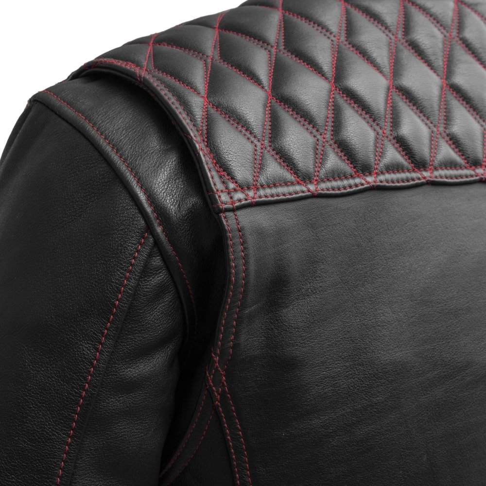 Cinder Men's Cafe Style Leather Jacket image 2