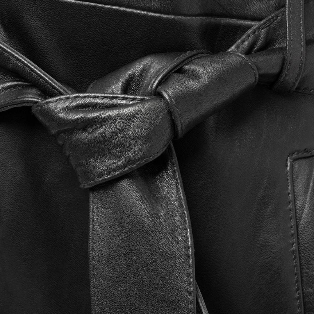 Janely Womens Fashion Leather Jacket image 2