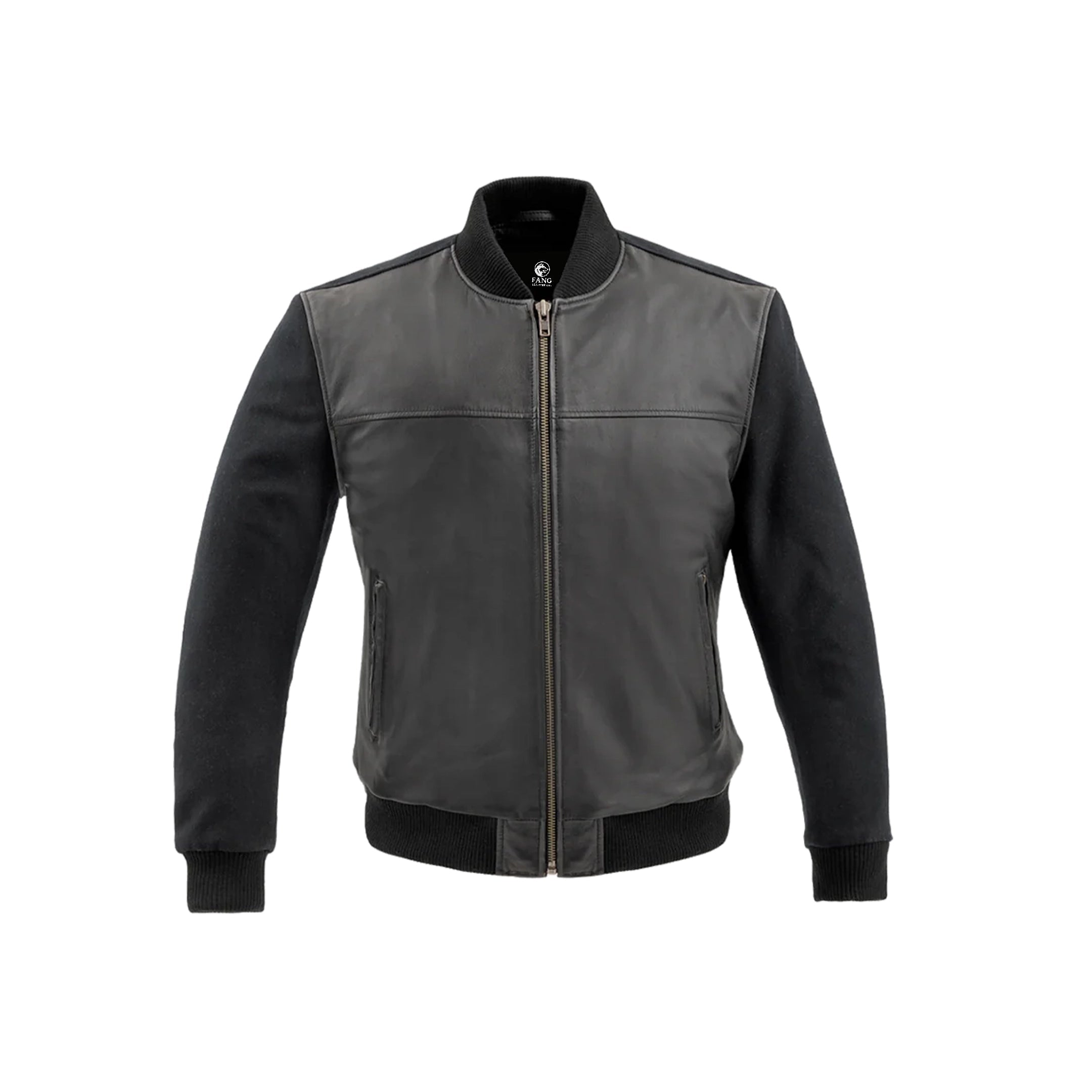 Andre Mens Varsity Leather Jacket image 0