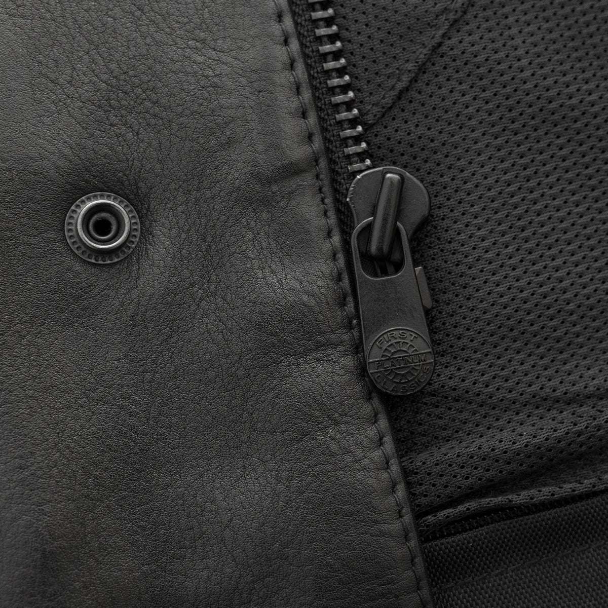 Hotshot Men's Motorcycle Leather Vest image 3