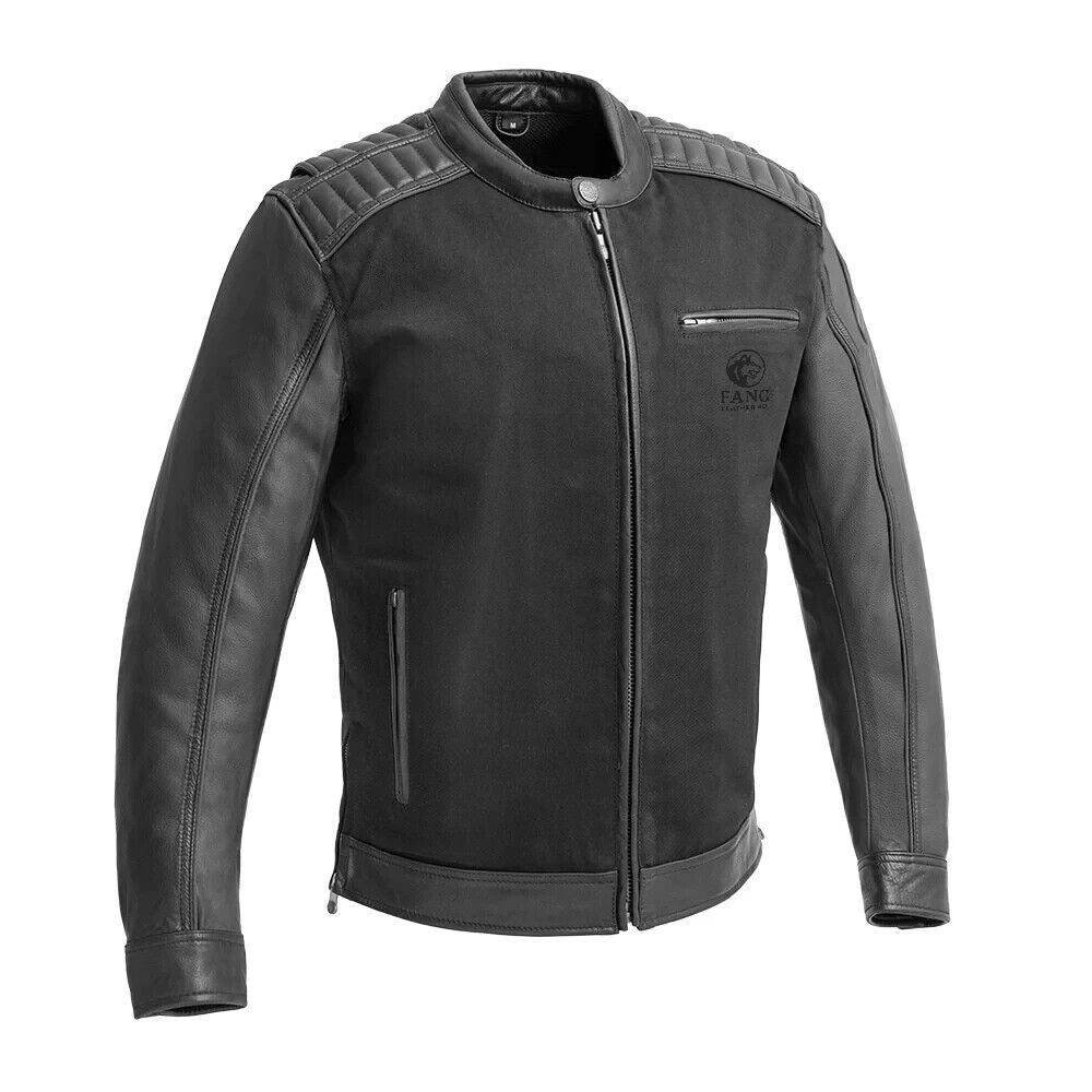 Daredevil Men's Motorcycle Twill/Leather Jacket image 0