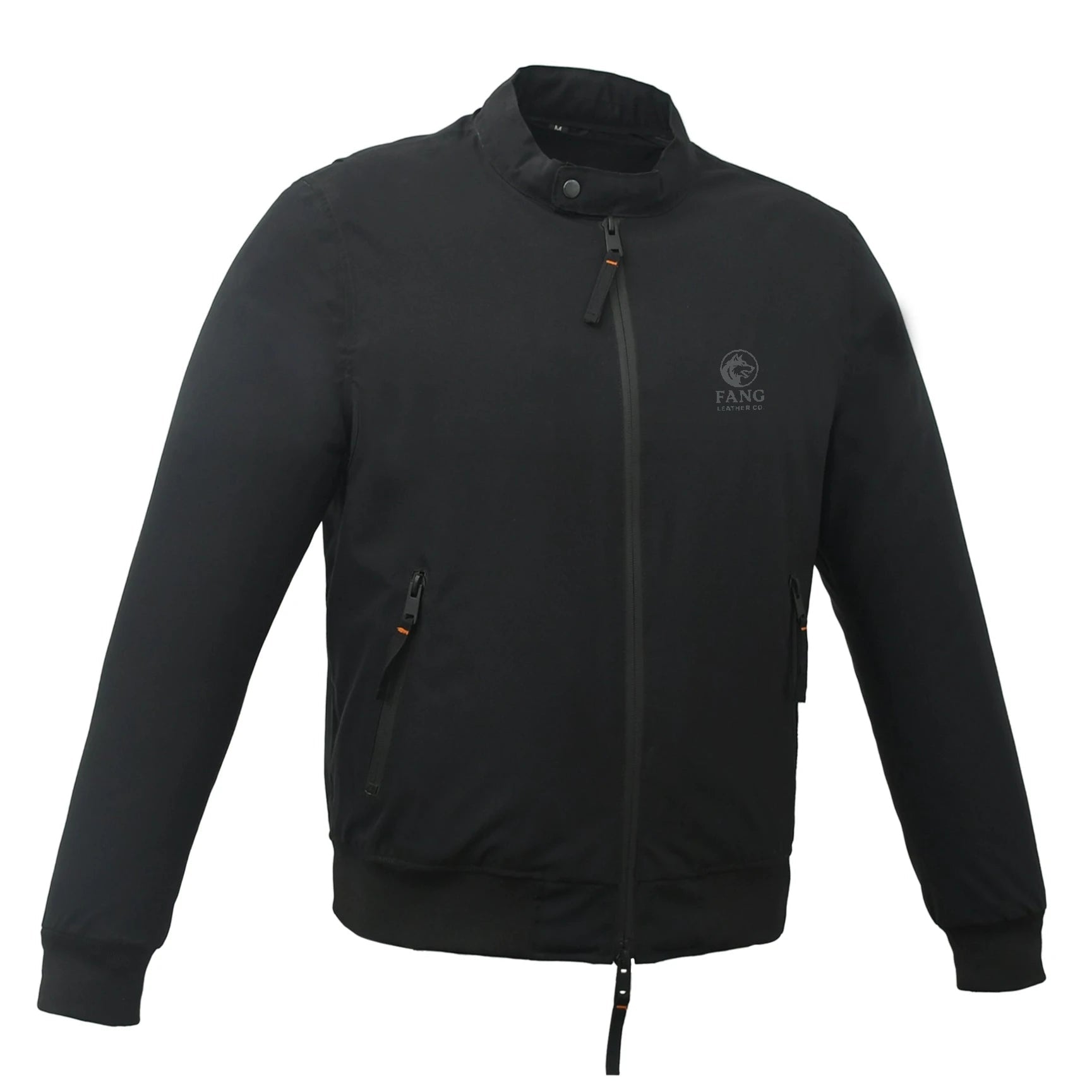 Barona Men's Textile Moto Jacket - Caviar image
