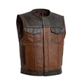 Lowside Gunner Men's Perforated Leather Vest image 0
