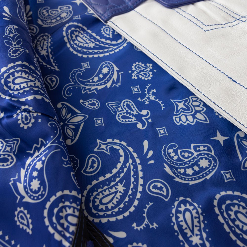 Cobalt - Women's Motorcycle Leather Vest - Limited Edition image 4