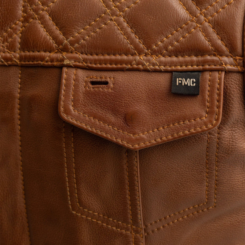 Dust Devil Men's Motorcycle Leather Vest (limited edition) image 2