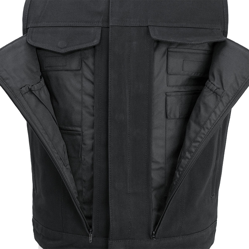 Highland V2 Men's Motorcycle Canvas Vest image 3