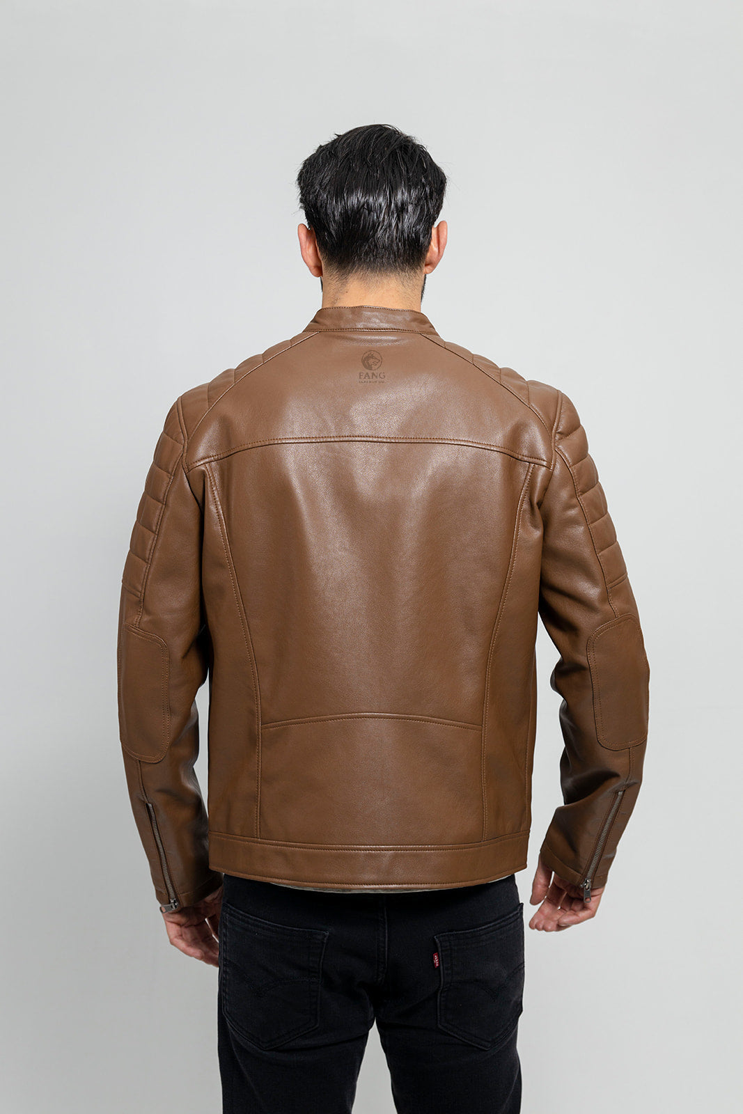 Dustin Men's Vegan Faux Leather Jacket image 1
