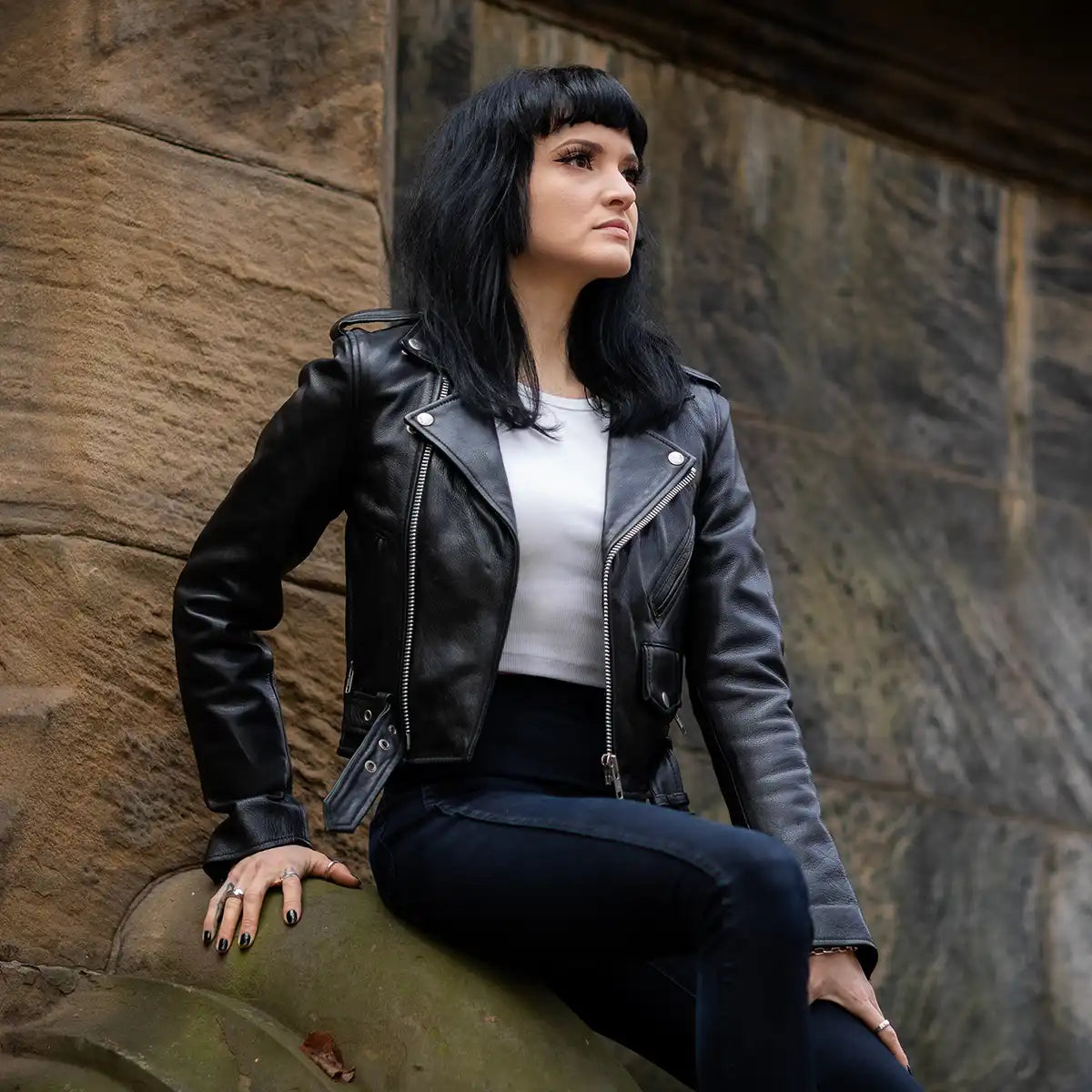 Imogen - Women's Motorcycle Leather Jacket image 2