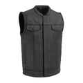 Hotshot Men's Motorcycle Leather Vest image 0