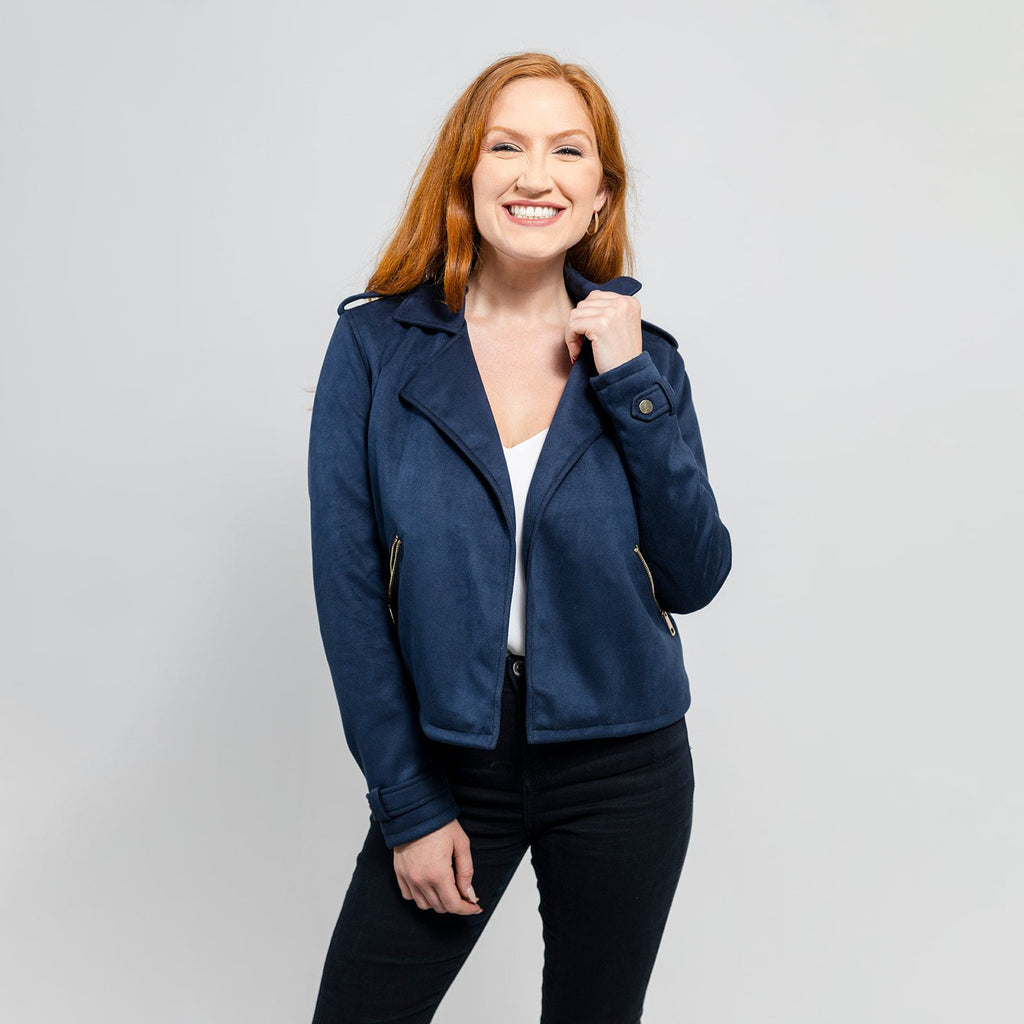 Megan Women's Vegan Faux Leather Jacket image 1