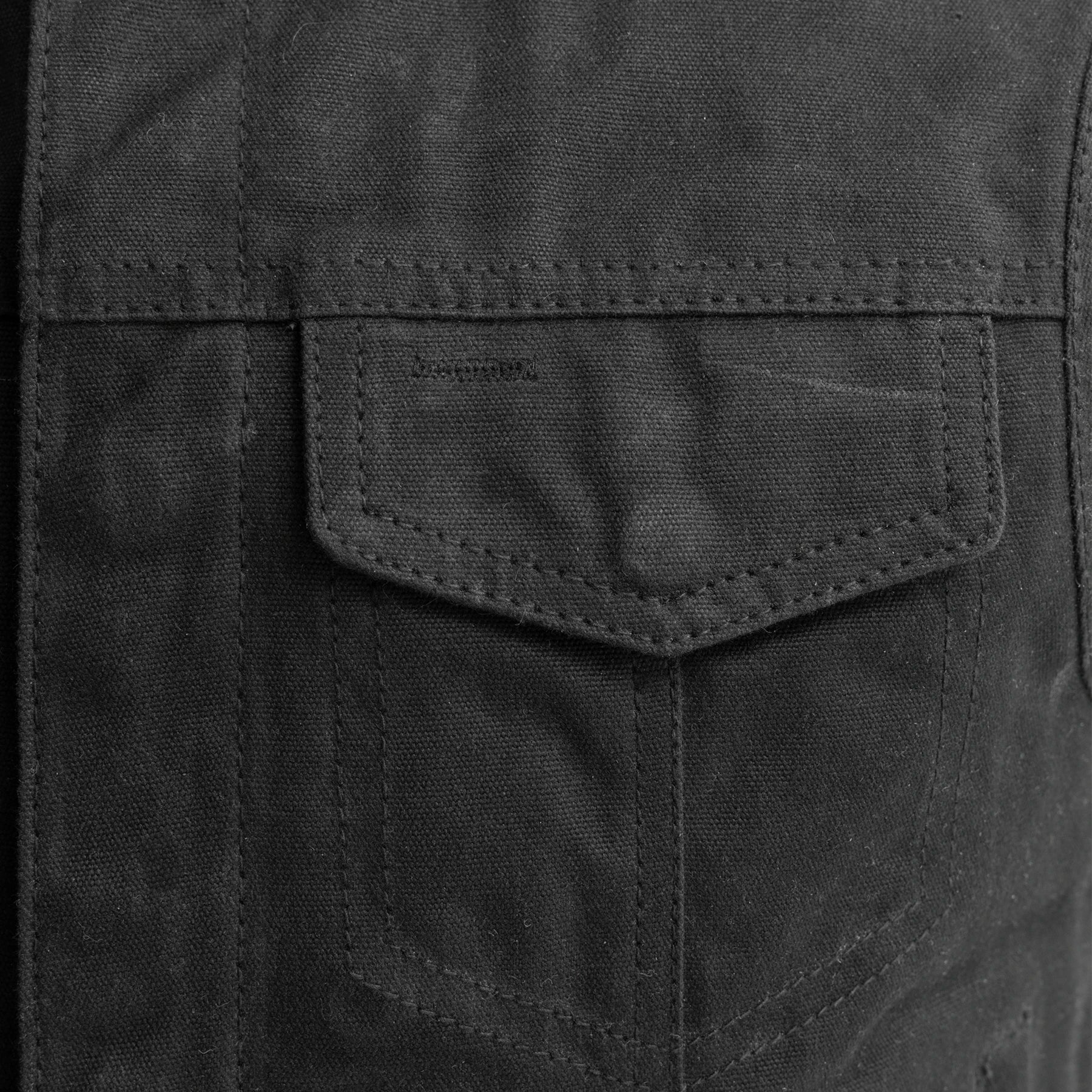 Lowside - Waxed Men's Motorcycle Canvas Vest image 1