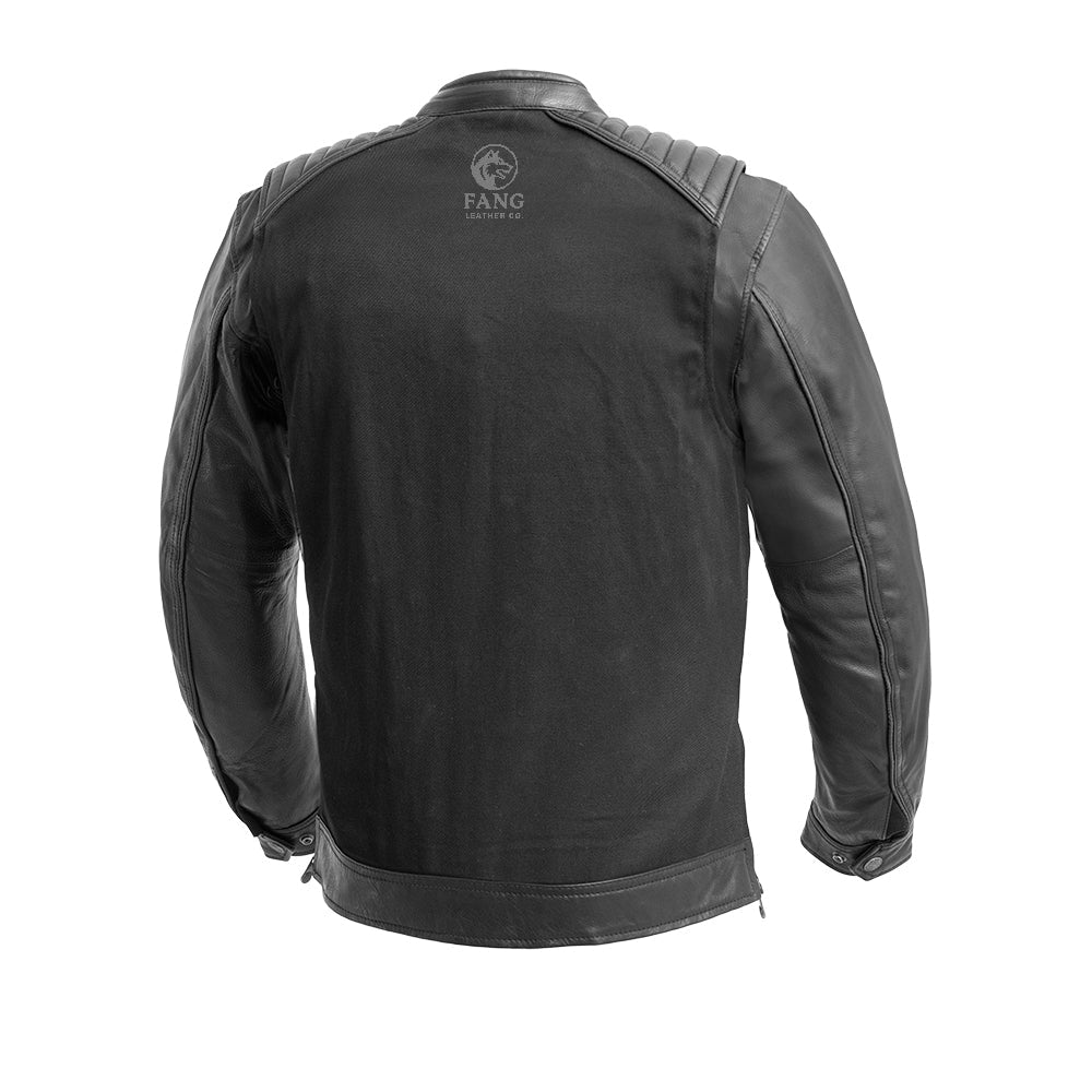 Daredevil Men's Motorcycle Twill/Leather Jacket image 1