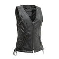Cindy - Women's Motorcycle Sheepskin Vest image 0