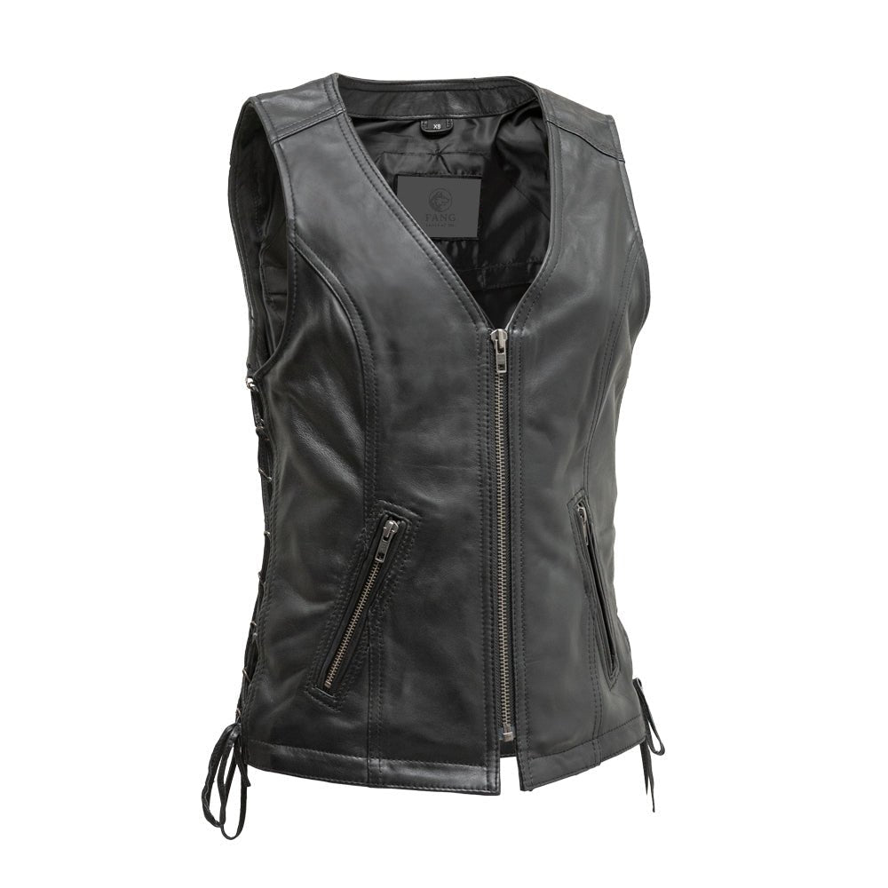 Cindy - Women's Motorcycle Sheepskin Vest image 0