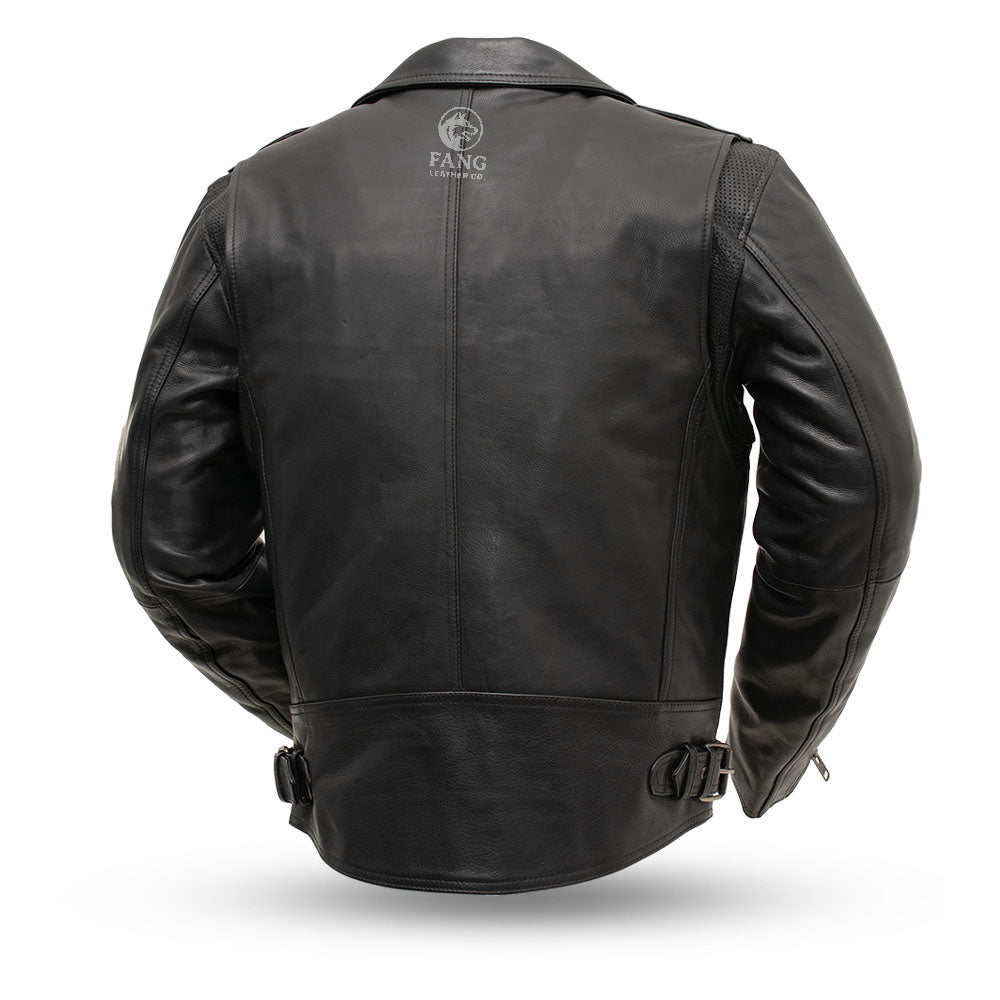 Enforcer Men's Motorcycle Leather Jacket image 1